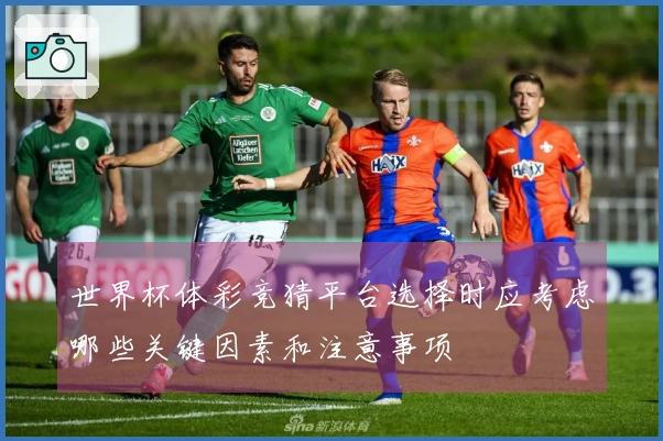 世界杯体彩竞猜平台选择时应考虑哪些关键因素和注意事项