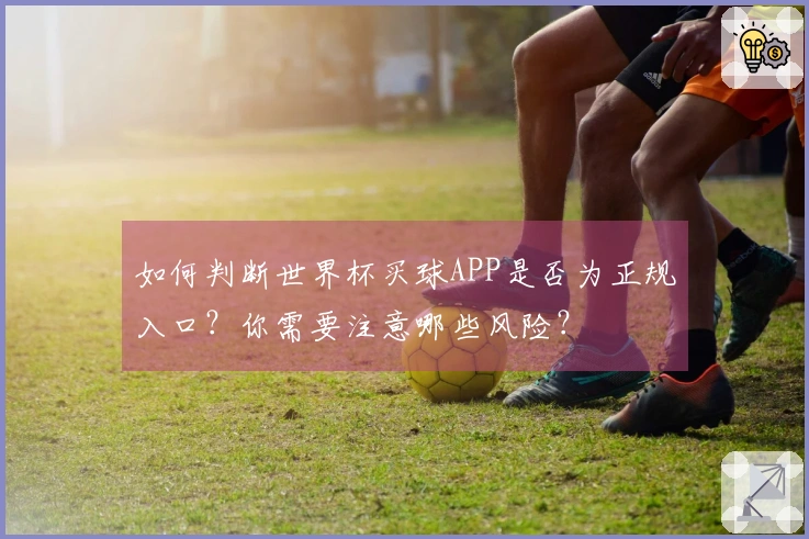 如何判断世界杯买球APP是否为正规入口？你需要注意哪些风险？